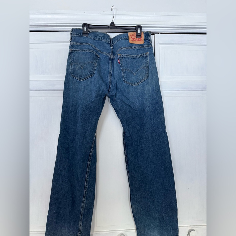 Levi's Men's Dark Blue Straight Jeans